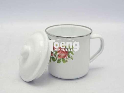 MUG 10cm FAMILY COOKING / MUG ENAMEL / MUG JADUL