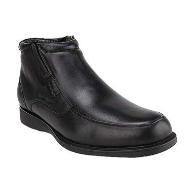 Jual Sauqi Footwear Bally Boots Kulit Sapi Asli Sepatu
