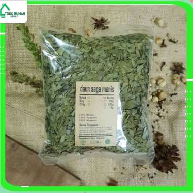 DAUN SAGA MANIS KERING 1 KG - Abrus Precatorius - MURNI - JSR