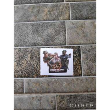 Stiker Logo Game Point Blank Case HP Spion Motor Helm Laptop Buku Club