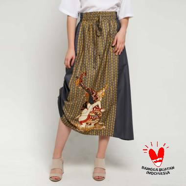 Jual GESYAL Pallazo Half Karet Batik Bali Gradasi Celana