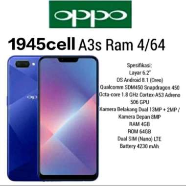 Jual Oppo A3 S4 128 Original, Murah & Diskon Oktober 2022 | Blibli