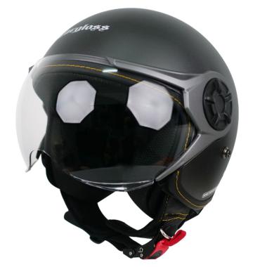 Jual Cargloss CFM Retro Army Helm Half Face - Black Doff ...