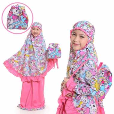 Jual S   anaya Kids Hello Kitty Mukena Anak Online Juli 2020