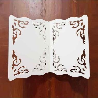 Jual Rekal Al-Quran Alas Baca Al-Quran Kayu Batik 1