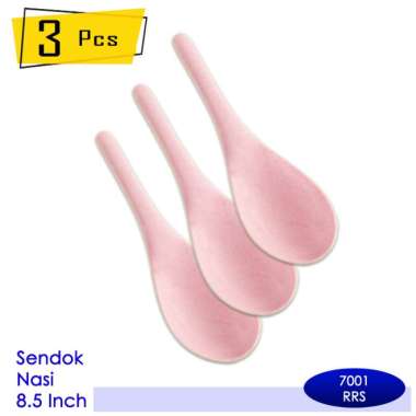 3 Pcs Centong Nasi 8.5 inch Onyx Melamin - 7001 Red Rubi