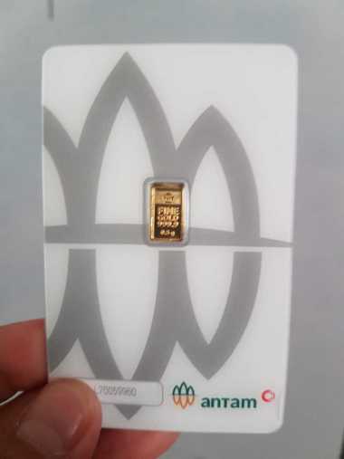 Jual Antam Emas Logam Mulia 999.9 [Sertifikat Antam / 5