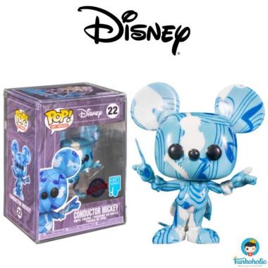 conductor mickey funko pop art series