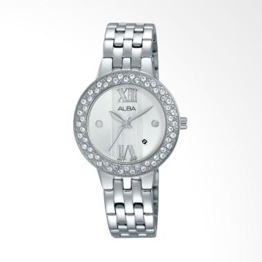 Jam Tangan Wanita Alba Ah7f19x1 White Stainless Steel Bracelet jual alba ah7h45 stainless steel jam tangan
