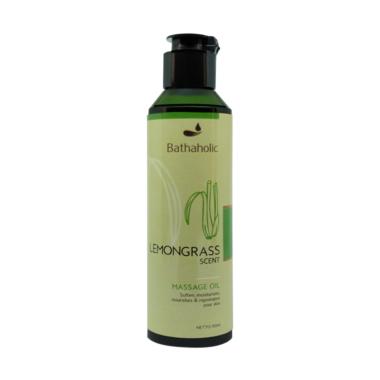 Jual Bathaholic Lemongrass Spice Massage Oil [150 mL 