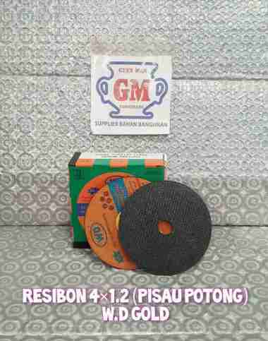 Resibon/Pisau Potong Besi 4×1.2 W.D Gold
