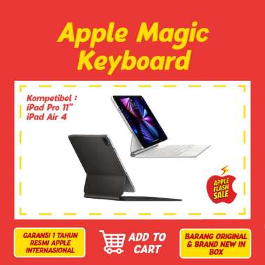 Jual Apple Magic Keyboard Ipad Pro 11 Inch White Agustus 2022 - Garansi