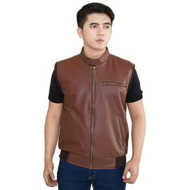 Promo Rompi Pria tebal wf parasut taslan merah navy body vest pelindung