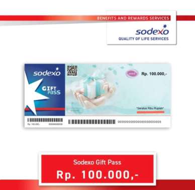 Подарочная карта sodexo