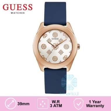 GUESS GW0107L4 Original PEONY G Jam Tangan Wanita Analog Blue Rose Blue Rose