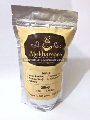 Mokhamano Arabica Toraja/ Mokhamano Kopi Arabica Toraja 500 Gram