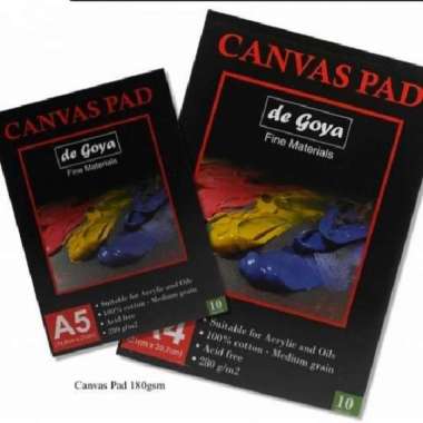 A3 DE GOYA DEGOYA CANVAS PAD BUKU KAIN KANVAS LUKIS