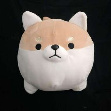 Boneka Plush Doll Anjing Shiba Inu Besar Import Cokelat