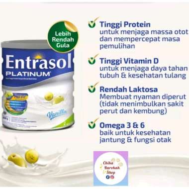 Jual Susu Entrasol Gold 800 Gram Termurah - Harga Grosir Terupdate Hari