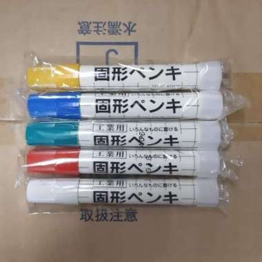 SPIDOL SAKURA SOLID STEEL MARKER JAPAN PENANDA BESI PERMANEN SATUAN Putih