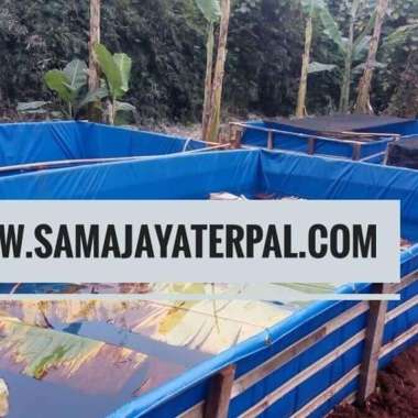 Kolam Terpal Karet / Kolam Terpal / Terpal Kolam / Terpal Kubus 2x4x1m