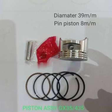 PISTON ASSY MESIN POTONG RUMPUT HONDA GX35/@435 (39mm)