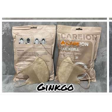 CAREION COLOR SERIES Masker Dukbil Warna isi 50 pcs CAREION full Colour Tebal ginkgo isi 50 pcs