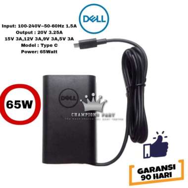 Jual Charger Dell Latitude Type C Original Murah Harga Diskon