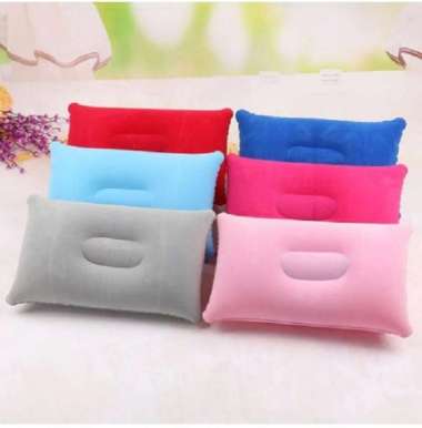 Bantal Angin Tiup Inflatable Travel Pillow Portable Untuk Camping