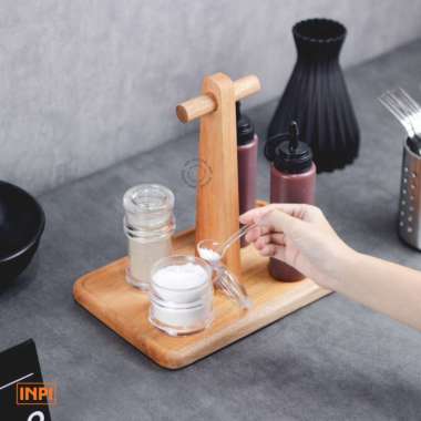 Condiment holder set storage wadah bumbu meja makan - INPI