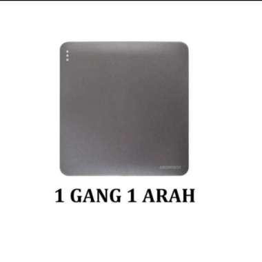 Saklar Architech Infinity Grey A63/Single/Seri/Triple/Saklar4/Hotel/SK Saklar Single