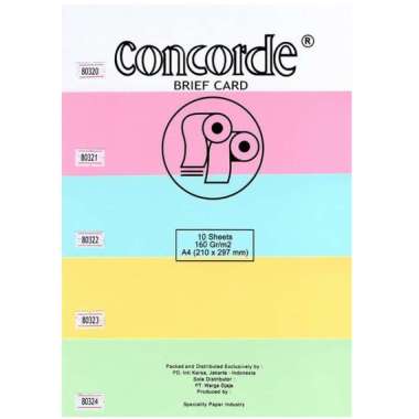 Jual Kertas Concorde 160 Gr Original Murah Harga Diskon Desember 2022