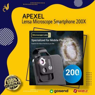 APEXEL 300X Smartphone Microscoop - Professionele Trichome Analyse