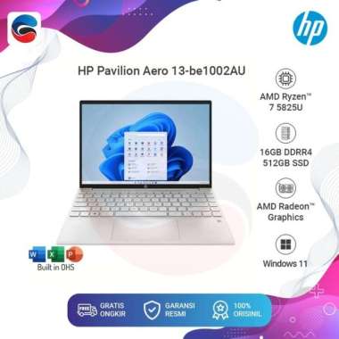 HP Laptop Pavilion Aero 13 BE1002AU AMD Ryzen 7 5825U 16GB 512GB [669D9PA]