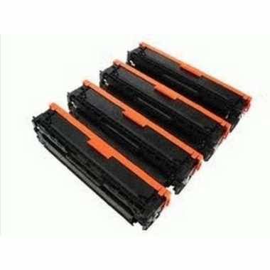 Cartridge Compatible Toner For HP LaserJet CP1215 CP1515n 125A CB541A - Merah Merah