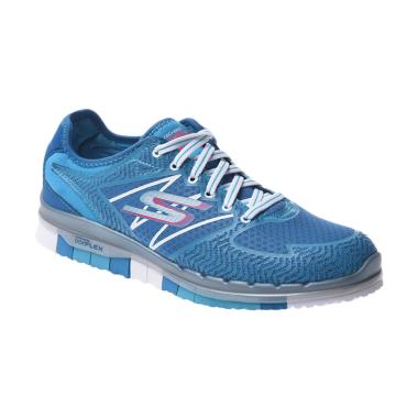 Jual Skechers Women Go Flex Sepatu Lari SKE14017TEAL 7 