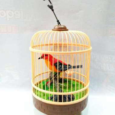 mainan burung sangkar - burung sensor -burung mainan