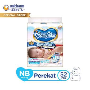Jual Mamypoko Popok Perekat Royal Soft Extra Dry Newborn 52 Nb 52