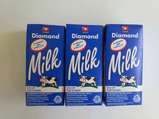 Jual Diamond Susu Uht 200 Ml 1 Dus Termurah - Harga Grosir Terupdate