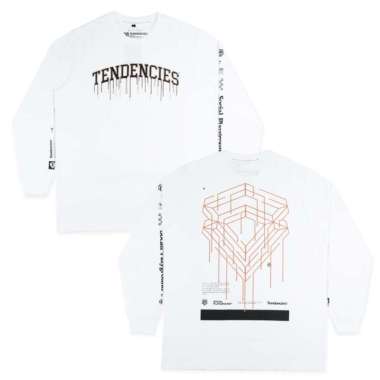 Jual Baju Putih Lengan Panjang Tendencies Model Terbaru - Harga Promo