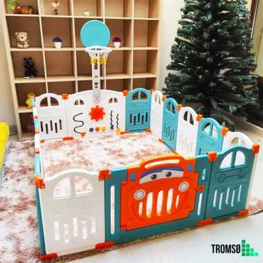 Pagar Bayi/ Pagar Keamanan Anak/ Children Baby Safety Fence Foldable Bisa Dilipat model mobil 8+2