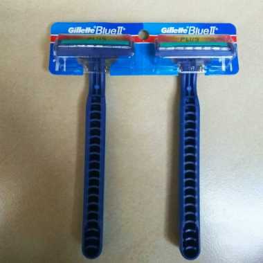 SALE Gillette Blue II Plus Alat cukur kumis / bulu rambut harga satuan