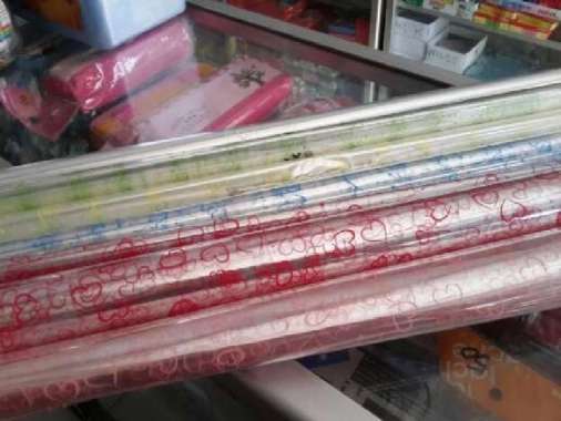 PLASTIK PARCEL TEBAL PLASTIK KADO TEBAL PLASTIK OPP MIKA TEBAL Merah