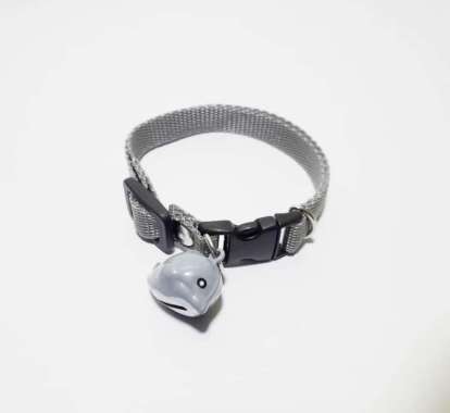 Kalung Polos Kucing Dewasa dengan Lonceng Karakter