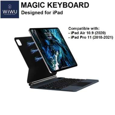 Promo WIWU Magic Keyboard Magnetic Designed for iPad Air 10.9 - iPad