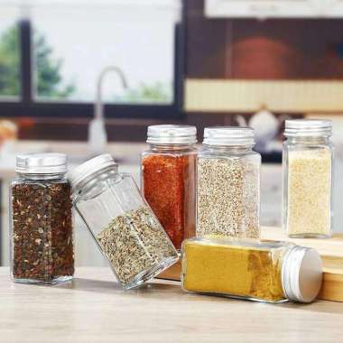 BOTOL JAR KACA TEMPAT BUMBU 100 ML 2PCS
