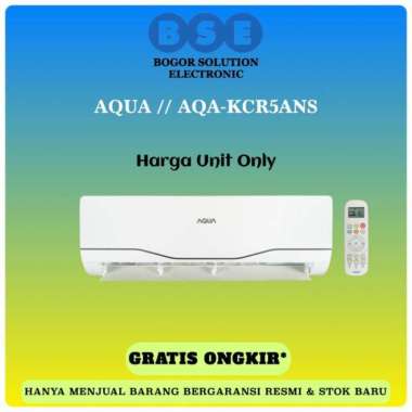 Ac Murah 1/2 Pk | Promo Ac Aqua 1/2 Pk | AQA-KCR5ANS | AQAKCR5ANS