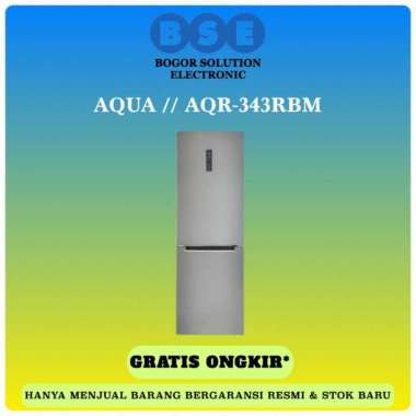 KULKAS FREEZER BAWAH MURAH PROMO | KULKAS AQUA AQR343RBM | AQR-343RBM