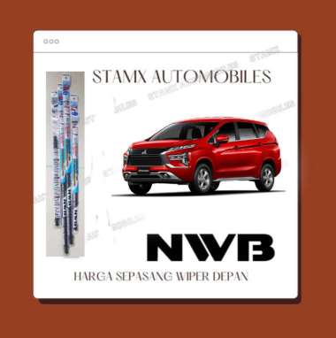 Refill isi Karet Wiper Mitsubishi Xpander ORIGINAL ASLI merk NWB Japan uk. 26 & 16