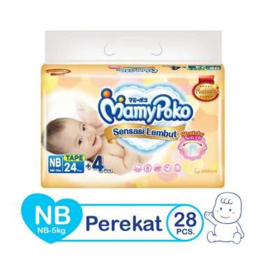 Jual MamyPoko Tape Standar X-tra Kering Popok Bayi [NB